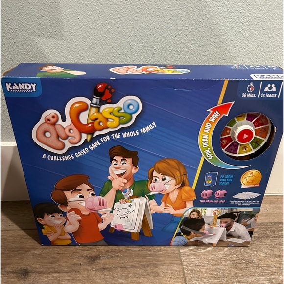 Brand New Pigcasso Family Drawing Board Game FUN! - Picture 1 of 6